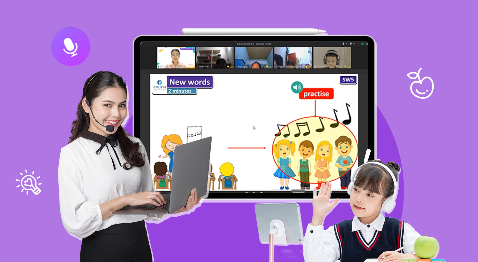 Lớp học mẫu Edupia Pro
